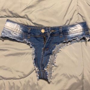 Sexy Jean thong bathing suit
